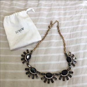 J.Crew black fashion statement necklace